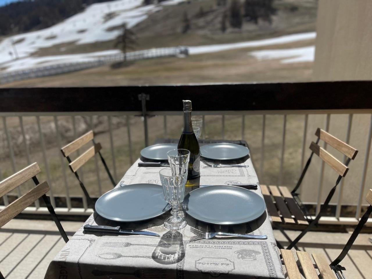 Studio Les Chalmettes 4 Personnes Au Pied Des Pistes Wifi - Balcon - Parking モンジェネヴル エクステリア 写真